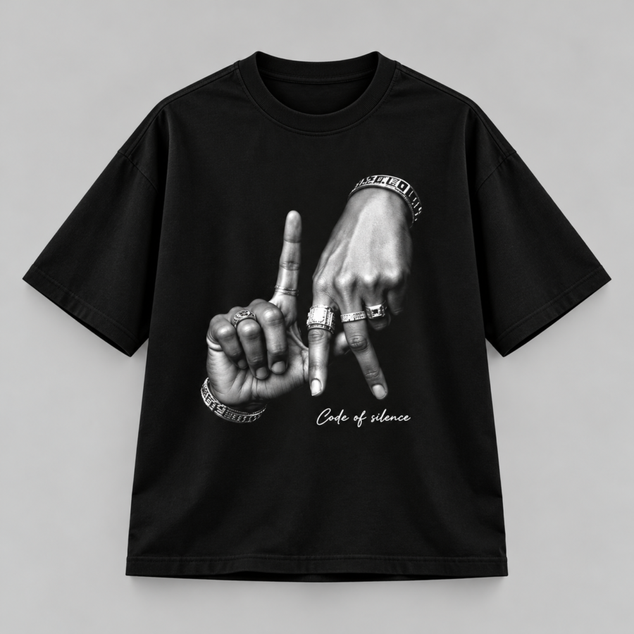 Code of Silence Oversized T-Shirt