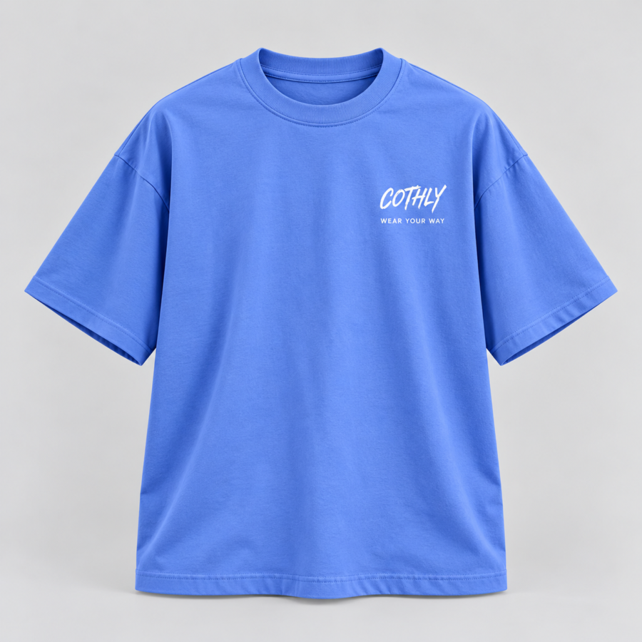Blue Oversized T-Shirt