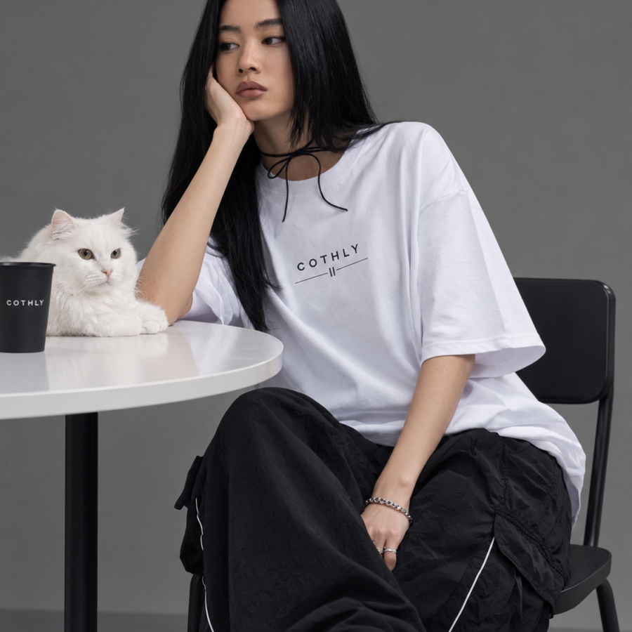 Midnight Butterfly Oversized T-Shirt