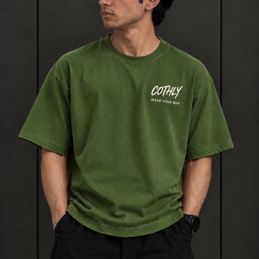 Olive Oversized T-Shirt
