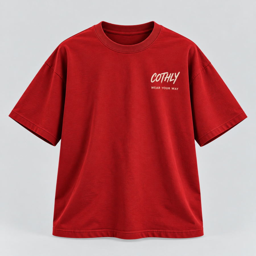 Red Oversized T-Shirt