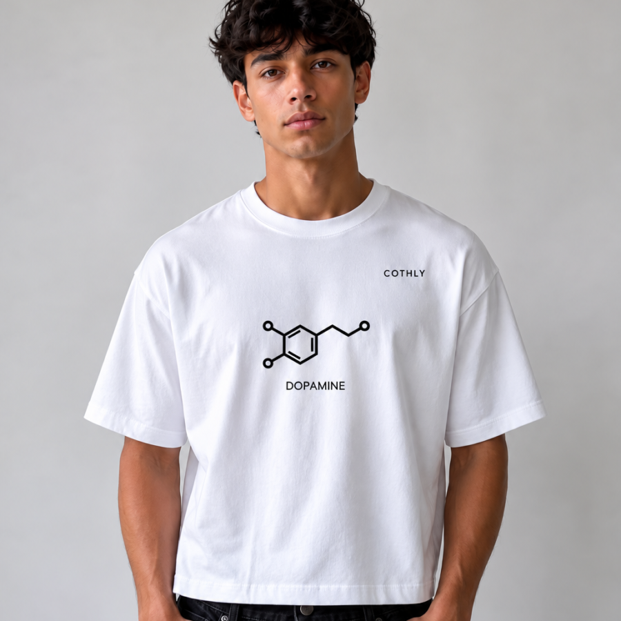 COTHLY DOPAMINE THEORY — Oversized Graphic T-Shirt